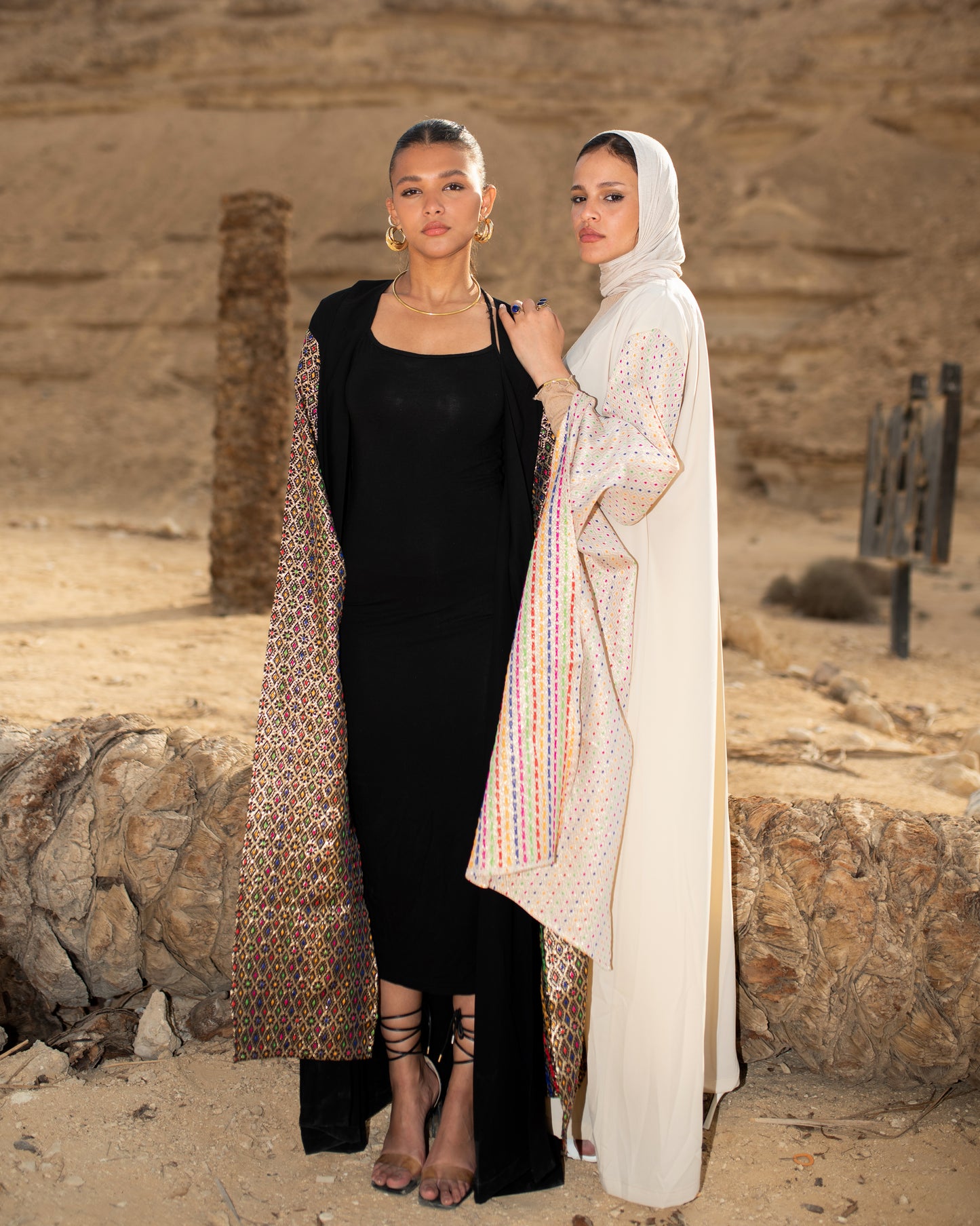 DIRA INDIAN KAFTAN IN BEIGE