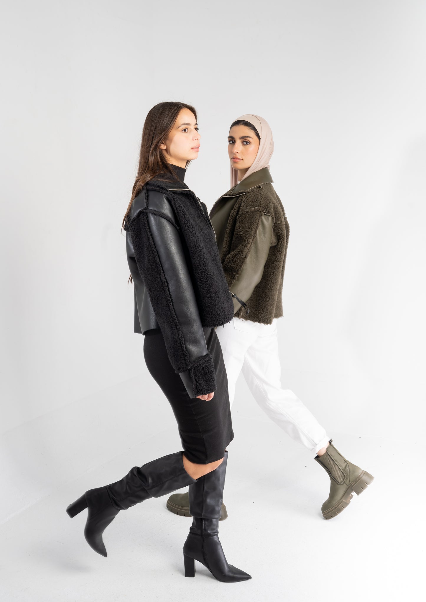 DOUBLE FACE TEDDY JACKET