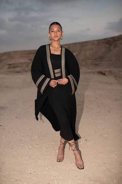 ZAHAB KAFTAN IN BLACK